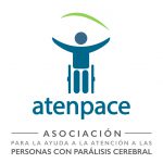 Logotipo Atenpace, asociación para la ayuda a la atención a las personas con parálisis cerebral